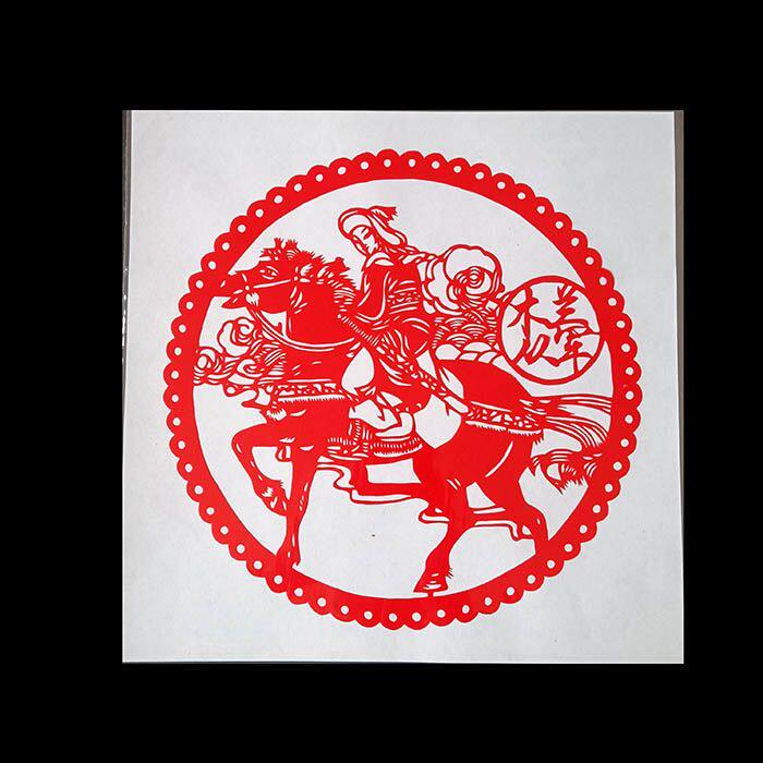 手工剪纸成品半成品 成语语言故事16k刻纸窗花学校单位幼儿园装饰