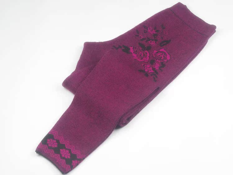 Pantalon collant 2 Modèles jacquard femme - Ref 772659 Image 3
