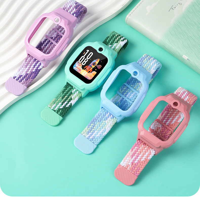 小天才硬壳保护套全包改色粉蓝色