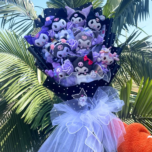 Sanrio, кукла на день Святого Валентина, букет, подарок на день рождения