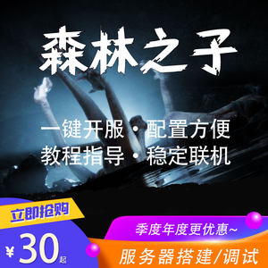 森林之子2服务器租用Steam朋友开黑转移存档多人联机一键开服稳定