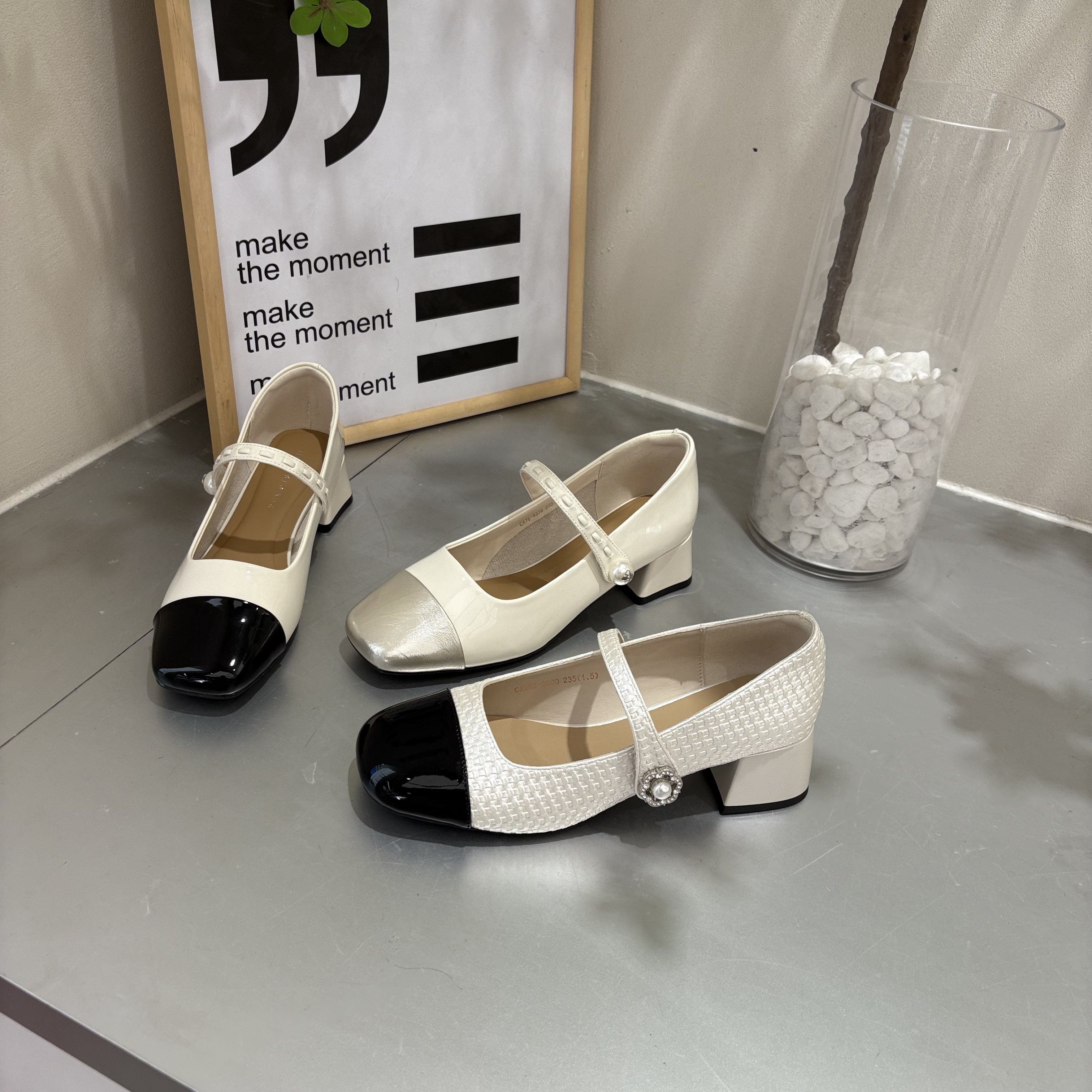 米新款2026春款上新方根玛丽珍单鞋浅口小香风气质时装女鞋圆头,女鞋,玛丽珍鞋,淘宝优惠券,粉丝福利购,淘宝优惠卷