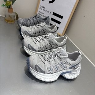 街拍7厘米增高休闲运动鞋 米新款 欧版 上新厚底老爹鞋 小个 2026春款