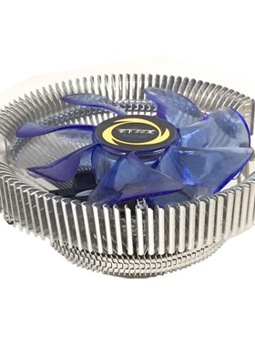 台式机箱电脑CPU风扇3针蓝灯支持多平台AM3 4英特尔CPU散热器