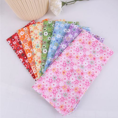 组小薄款纯棉布田园太阳花DIY