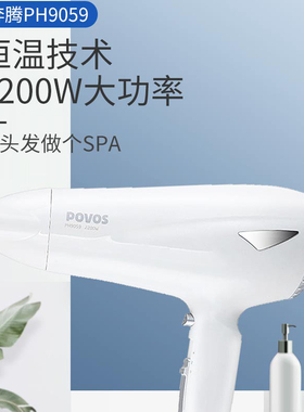 奔腾电吹风大功率吹风机家用酒店公寓理发廊吹风筒PH9059冷热风