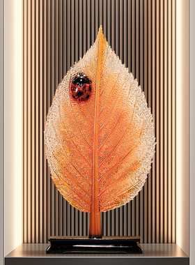 树叶摆件乔迁开业礼品高档