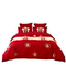 FOUR-PIECE WEDDING BIG RED BED FIT COTTON SIMPLE WEDDING BEDDING HIGH-END WEDDING CEREMONY ROOM HAPPY QUILT COTTON