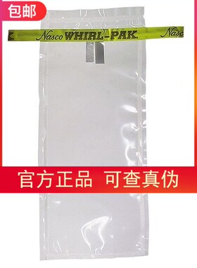 Whirl-Pak B00679WA 无菌采样袋, 4 盎司, 透明500个/盒