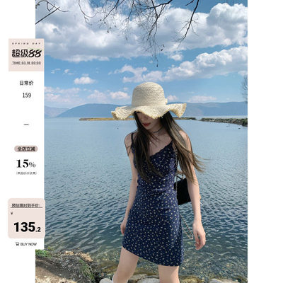 Hhyii摇曳春日法式碎花