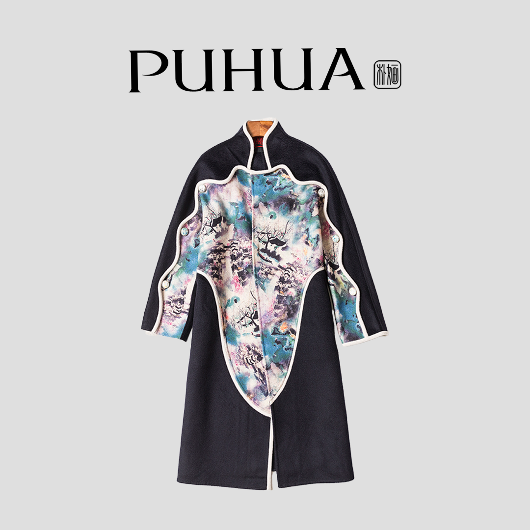 【PUHUA-朴婳】烟雨江南 女装大衣 196