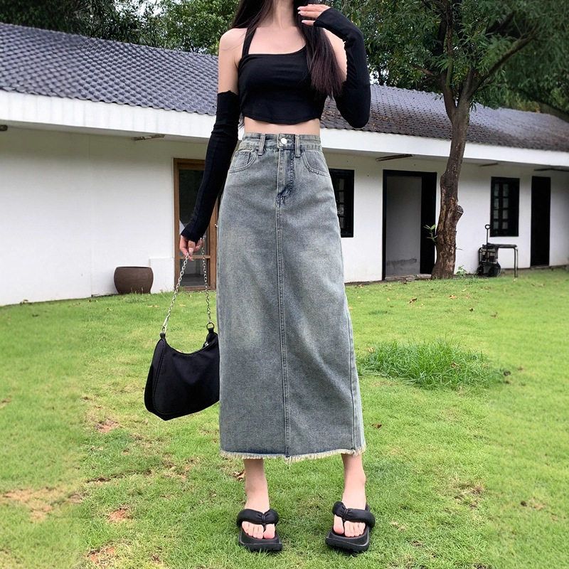 遮小个子女字胯新款设计感显瘦高