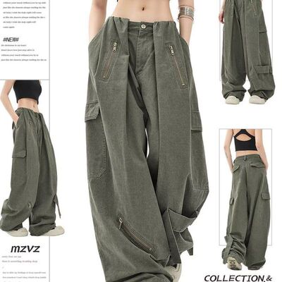 夏季2026新款直筒加长子工装裤