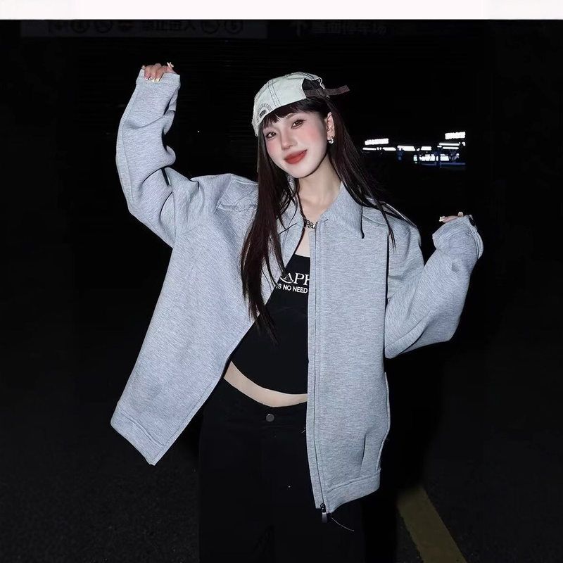 2025气质美式夹克高级感重磅秋季