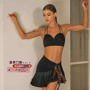 ZYM25026【Cheers】半裙一片式围裹式拉丁舞日常练功服女可正反穿