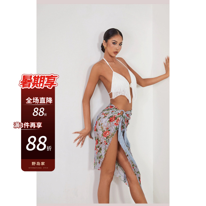 流苏上衣拉丁舞zym夏季新款性感