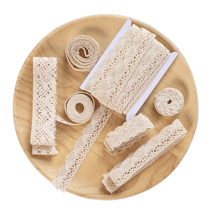蕾丝棉线花边麻绳绳子手工编织衣服diy材料手工刺绣辅料布料装饰