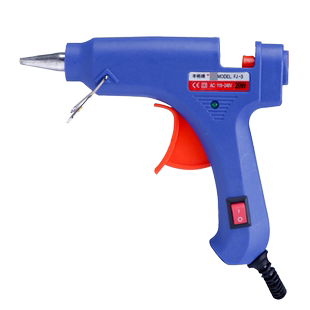 DIY玻璃手工制作热20W熔胶枪家用电熔容电热融胶水抢塑料20溶胶棒