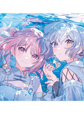 AMICIS X MKLNtic鹿乃二次元钢化玻璃鼠标垫电竞游戏FPS专用大号