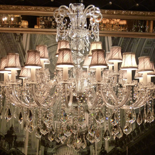 双两层复式大厅蜡烛进口水晶吊灯