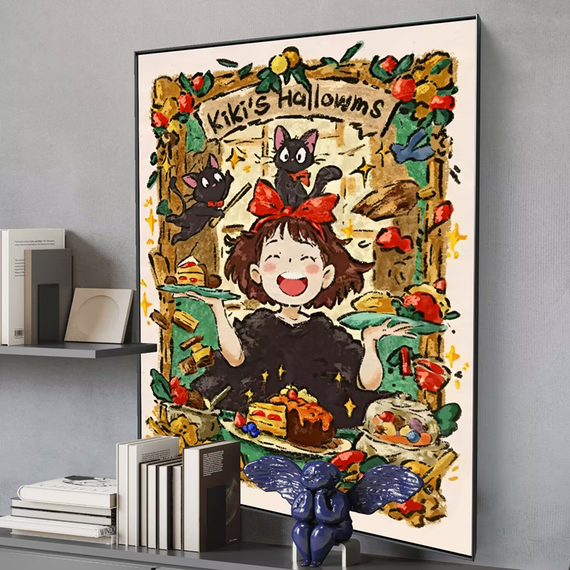 宫崎骏魔女宅急便钻石画十字绣