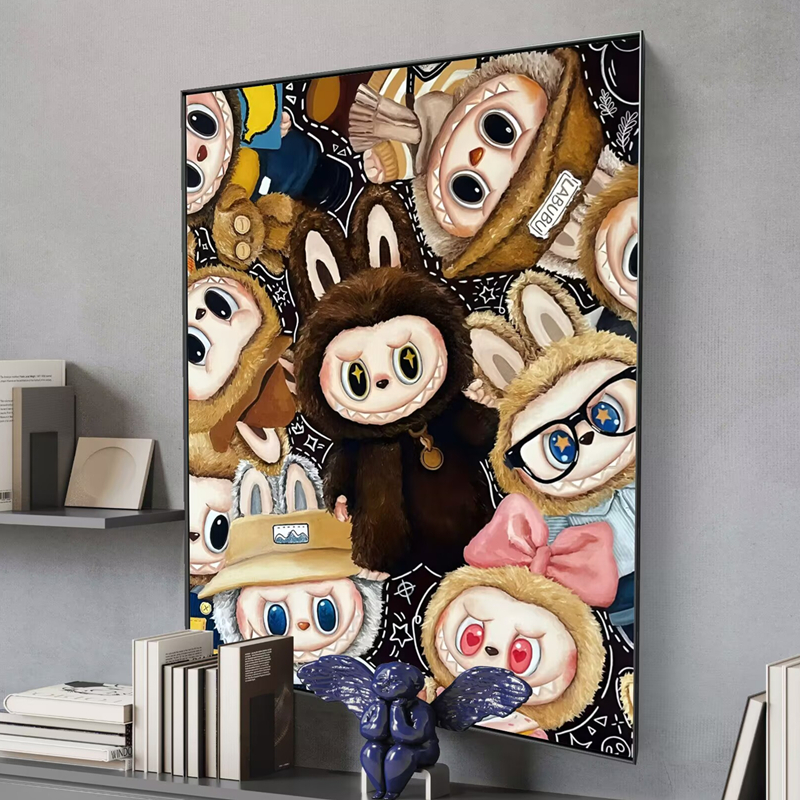 卡通拉布布钻石画方钻十字绣