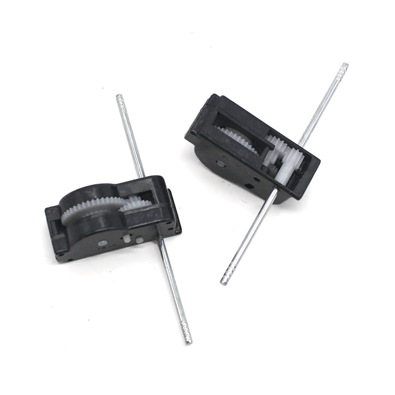 蓄力回力齿轮箱72*2mm双头压花轴diy手工科普小制作汽车模型材料