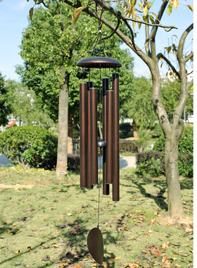 别墅豪宅花园户外 品牌出口欧美铝管调音音乐大风铃挂饰windbell