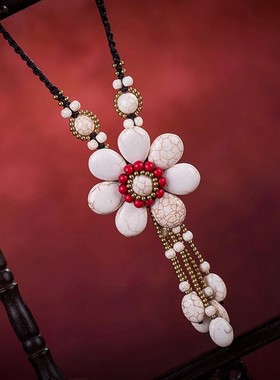 民族风长款挂件复古百搭衣服配饰