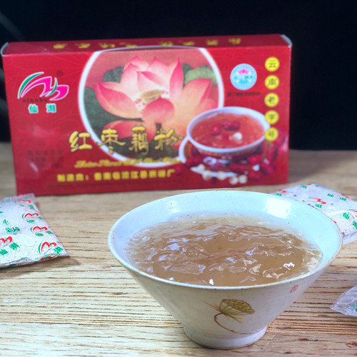 云南老字号抚仙湖牌红枣藕粉颗粒