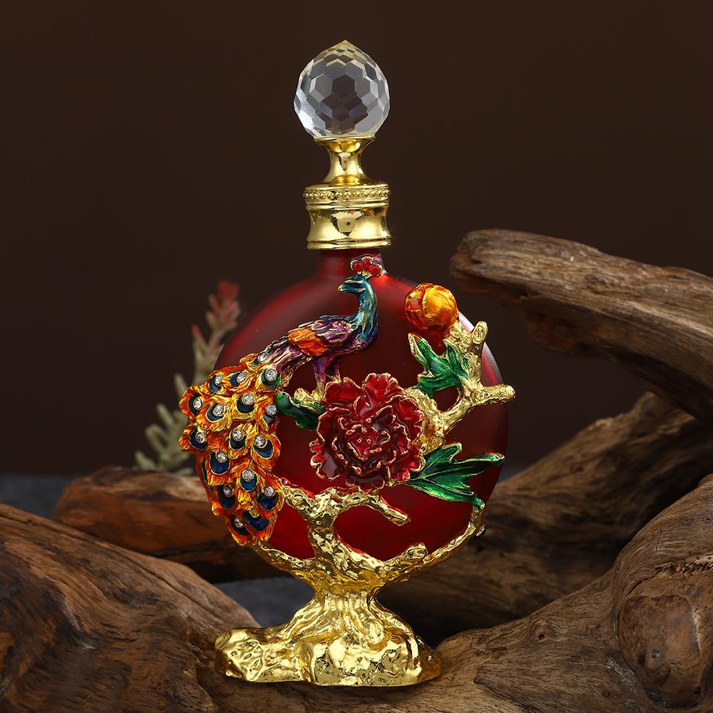 高端美容院精油30ML香水金属瓶迪拜香精阿拉伯香水瓶瓶 现货空瓶