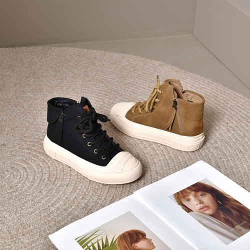 大丫丫平底休闲高帮鞋大码女鞋