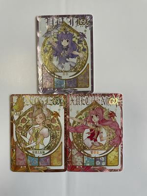 小花仙卡片加厚卡稀有卡单张卡守护天使GX卡贝瑞滴胶卡雪城爱