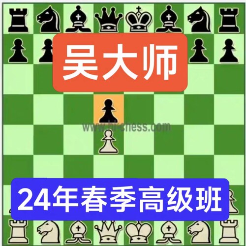 国际象棋视频培训自学网课24年新课春季吴少彬高级班大师课直播