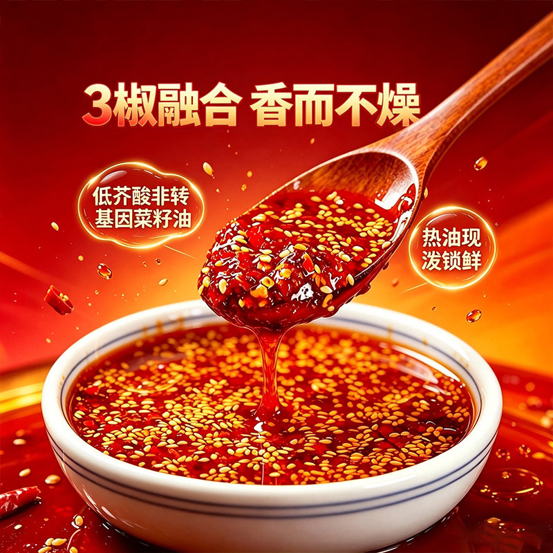幺麻子红油辣子380g秘制香辣