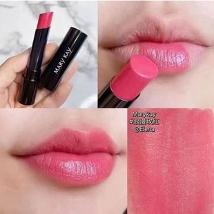 玫琳凯口红粉扬玩色丝慕唇膏樱花粉干枯玫瑰晶钻耀红111临期正品