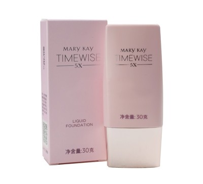 玫琳凯幻时5X轻盈润采粉底乳浅柔肤色滋润修颜遮瑕底妆液正品2027