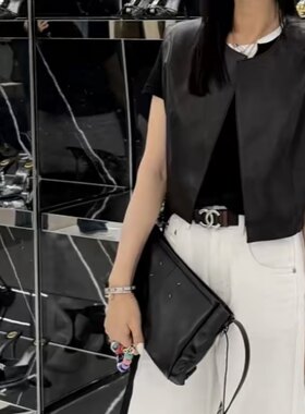 2026新款爆款皮衣外套女高级感小个子真皮羊皮短款马甲坎肩背心