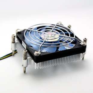 4线风扇 铜芯 AMD平台 cpu散热器 htpc AVC itx 超薄散热器28mm