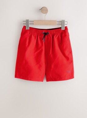 代购NEXT儿童泳裤 26春夏季男童红色冲浪沙滩裤 游泳短裤1.5-16岁