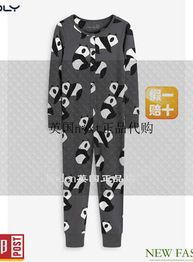 现货连体睡衣家居服Next女童纯棉