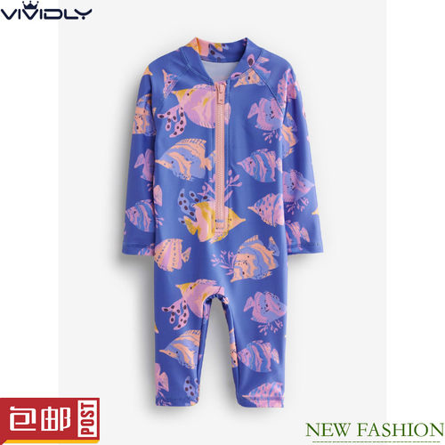 正品现货！连体泳衣Next儿童防晒