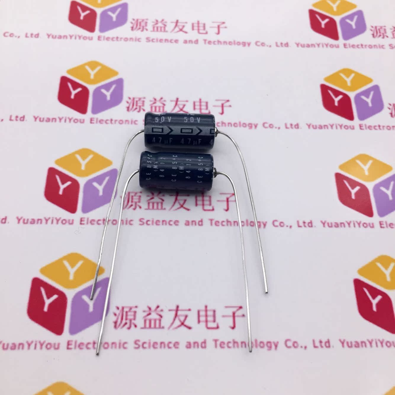 原装日本NIC轴向 卧式电解电容50V47uF8*16穿心电容47uF50V
