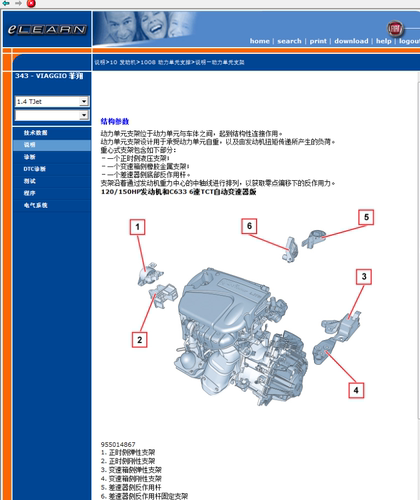 菲亚特菲翔原厂维修手册电路图线路大修资料含发动机变速箱正时