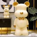 新款 饰品大型落地摆件轻奢高档 暴力熊存钱罐家居客厅电视柜玄关装