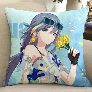 崩坏3周边抱枕爱莉希雅布洛妮娅琪亚娜符华希儿八重樱二次元 枕头