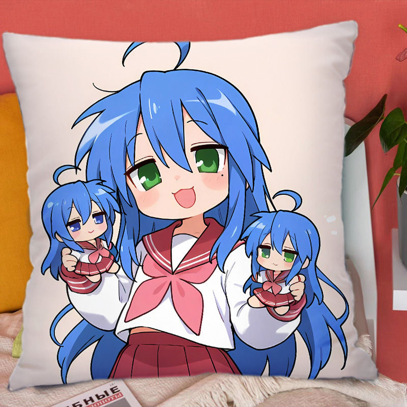 幸运星抱枕泉此方正方形双面图案靠枕房间寝室装饰学生宿舍靠垫