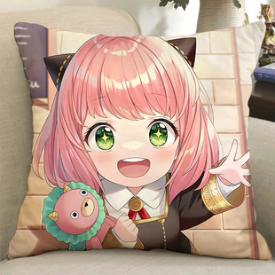 间谍过家家周边抱枕阿尼亚劳埃德约尔手办公仔娃娃动漫二次元玩偶