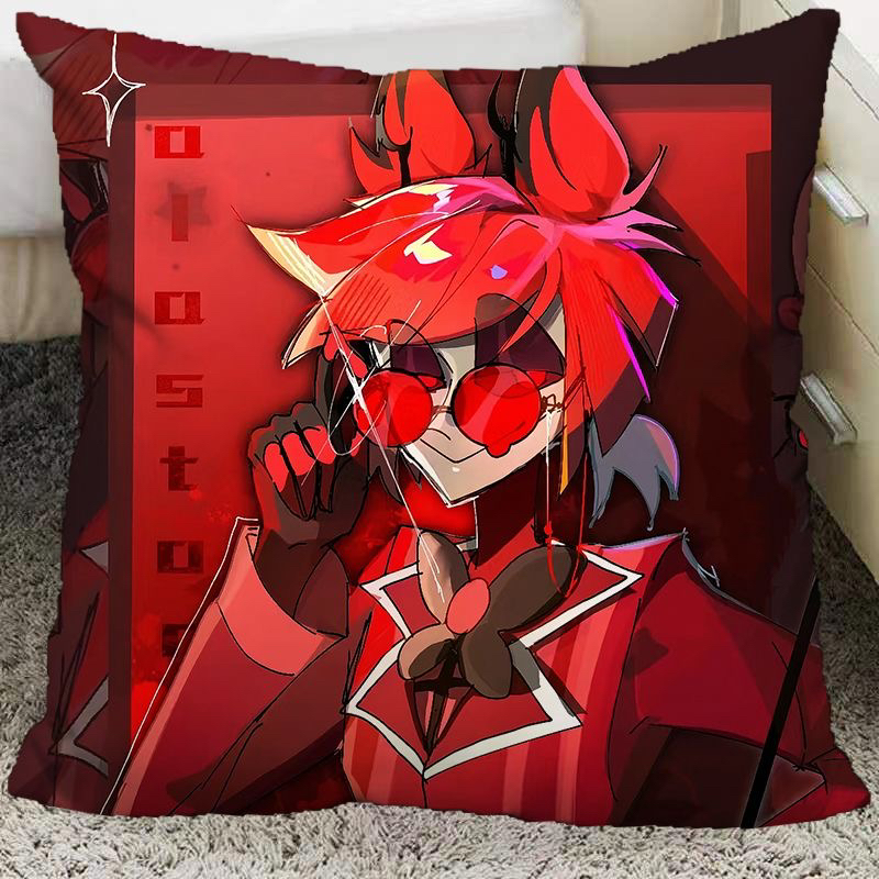 地狱客栈阿拉斯托个人动漫周边抱枕可爱双面毛绒床头靠枕送朋友