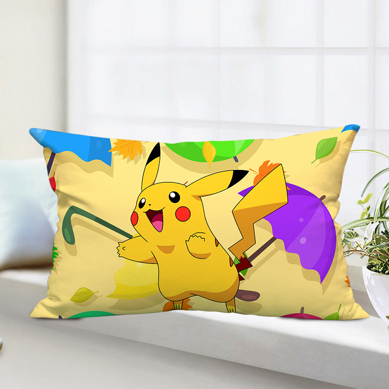 神奇宝贝皮卡丘抱枕长方形照片定制含芯床头午睡靠垫枕头生日礼物